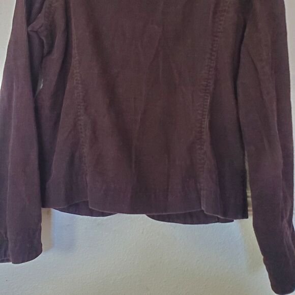 Willi Smith Corduroy Jacket Blazer Womens M Pockets Autumn Vintage 70s 80s - Picture 12 of 16